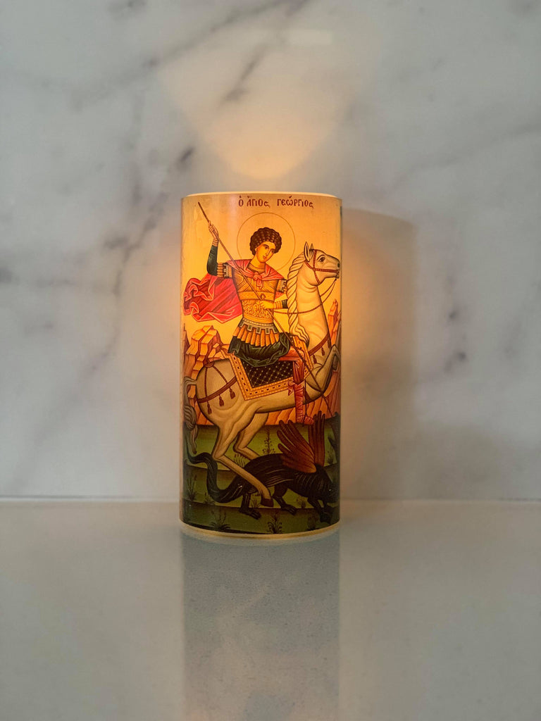 ST George LED Candle