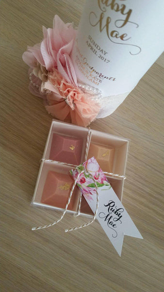 CHOCOLATE PYRAMID BONBONIERE  x 10 boxes - madamsousouevents