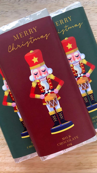 Christmas Mini Chocolate Bars - Merry Christmas