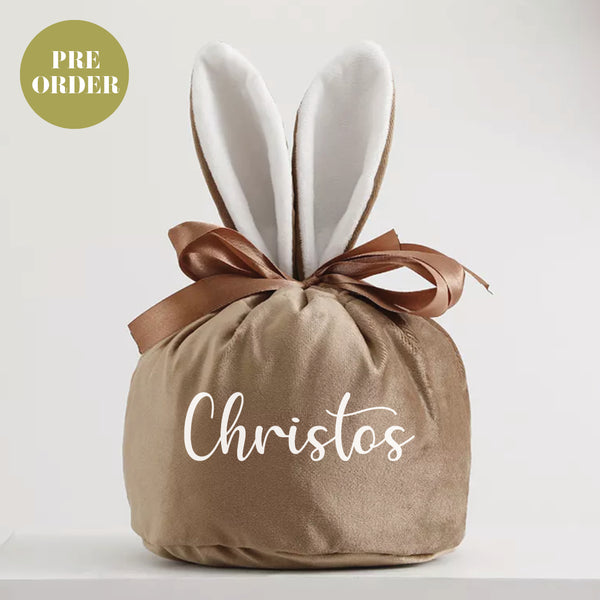 Velvet Bunny Easter Bag Personalised - madamsousouevents 