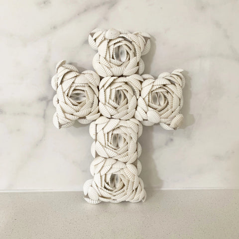 White Shell Cross - Small - madamsousouevents 