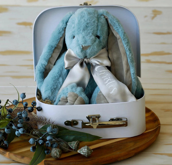 Plush Bunny - Personalised with Name - madamsousouevents 
