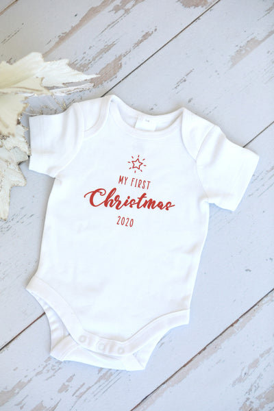 My First Christmas Baby Onesie 2022 - madamsousouevents 