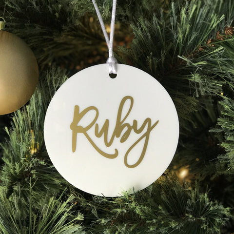 Personalised Christmas Ornament - madamsousouevents 