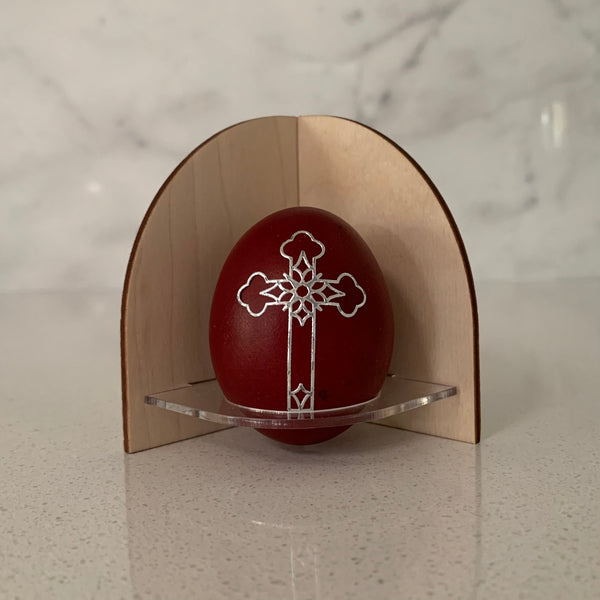Silver Foil Cross Stickers - madamsousouevents 