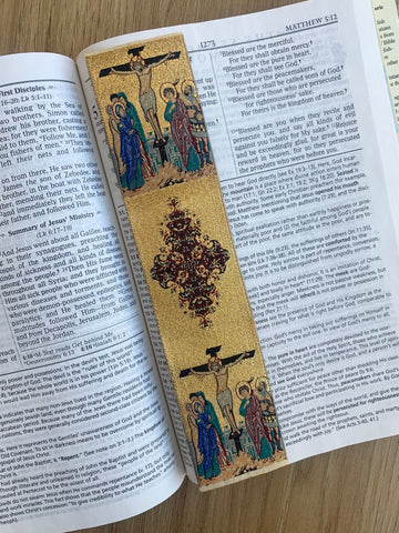 Crucifixion Tapestry Book Mark - madamsousouevents 